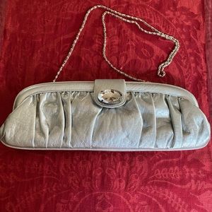Vintage Silver Clutch Purse.